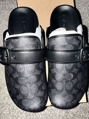 Coach Signature Benjamin Clog Slides